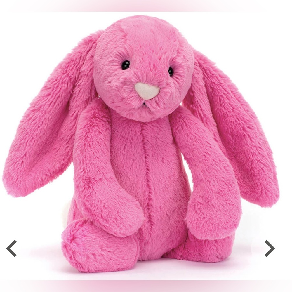 Jellycat Medium Bashful Hot Pink Bunny